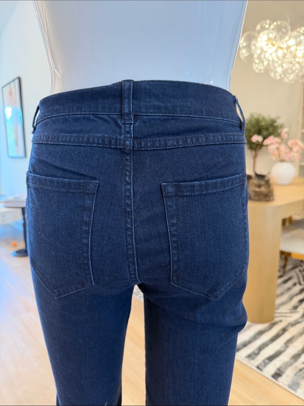 Lisa Rinna Dark Rinse Denim Jeans - Picture 5 of 10